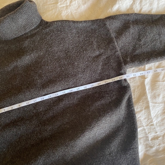 H&M Dark Brown Charcoal Turtleneck Sweater - Picture 6 of 7